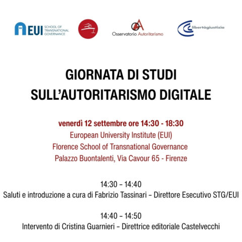Osservatorio Autoritarismo. Giornata di studio su Autoritarismo digitale
